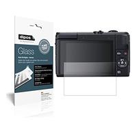 dipos I 2x Screen Protector matte compatible with Canon EOS M200 Flexible Glass 9H Display Protection