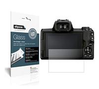 dipos I 2x Screen Protector matte compatible with Canon EOS M50 Mark II Flexible Glass 9H Display Protection
