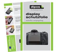 dipos I 2x Screen Protector matte compatible with Canon EOS R5 C Protection Films