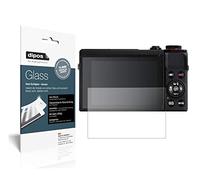 dipos I 2x Screen Protector matte compatible with Canon PowerShot G7X Mark III Flexible Glass 9H Display Protection