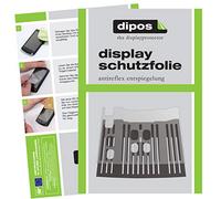 dipos I 2x Screen Protector matte compatible with DeLonghi Dinamica ECAM 350.35.SB Cup tray cover Protection Films