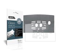 dipos I 2x Screen Protector matte compatible with DeLonghi ECAM 23.450.S EX3 Cappuccino Cup tray cover Flexible Glass 9H Display Protection