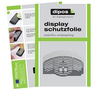 dipos I 2x Screen Protector matte compatible with DeLonghi Magnifica ESAM 3200.V stainless steel grate Protection Films
