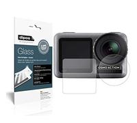 dipos I 2x Screen Protector matte compatible with DJI Osmo Action Flexible Glass 9H Display Protection