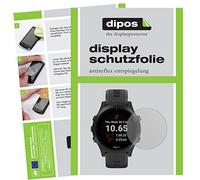 dipos I 2x Screen Protector matte compatible with Garmin Forerunner 245 Music Protection Films