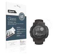 dipos I 2x Screen Protector matte compatible with Garmin Instinct 2 Solar Flexible Glass 9H Display Protection