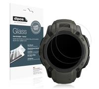 dipos I 2x Screen Protector matte compatible with Garmin Instinct 2x Solar Flexible Glass 9H Display Protection