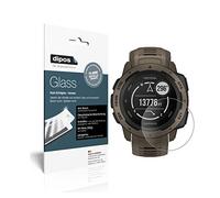 dipos I 2x Screen Protector matte compatible with Garmin Instinct Tactical Edition Flexible Glass 9H Display Protection