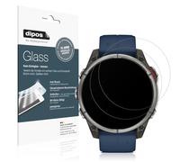 dipos I 2x Screen Protector matte compatible with Garmin Quatix 8 51mm Flexible Glass 9H Display Protection