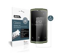 dipos I 2x Screen Protector matte compatible with Homtom Zoji Z7 Flexible Glass 9H Display Protection