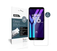 dipos I 2x Screen Protector matte compatible with Huawei Y6 (2018) Flexible Glass 9H Display Protection (1x front & 1x back)