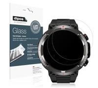 dipos I 2x Screen Protector matte compatible with IOWODO W50 1.39 inch Smartwatch Flexible Glass 9H Display Protection