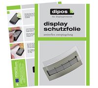 dipos I 2x Screen Protector matte compatible with Jura J6 J9 J9.4 J9.3 J90 J95 J500 XJ9 stainless steel grate Protection Films