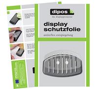 dipos I 2x Screen Protector matte compatible with Krups EA 8105 Cup tray cover Protection Films