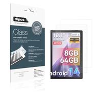 dipos I 2x Screen Protector matte compatible with Laptok LA10BK Flexible Glass 9H Display Protection