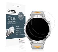 dipos I 2x Screen Protector matte compatible with Lige Militär 1.85 Zoll Fitnessuhr Flexible Glass 9H Display Protection
