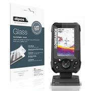 dipos I 2x Screen Protector matte compatible with Lowrance Eagle 4 Flexible Glass 9H Display Protection