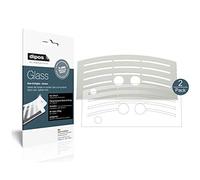 dipos I 2x Screen Protector matte compatible with Melitta Caffeo Solo E957 stainless steel grate Flexible Glass 9H Display Protection