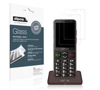dipos I 2x Screen Protector matte compatible with myPhone Bueno LTE Flexible Glass 9H Display Protection