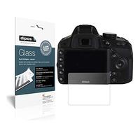 dipos I 2x Screen Protector matte compatible with Nikon D3200 Flexible Glass 9H Display Protection