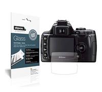 dipos I 2x Screen Protector matte compatible with Nikon D40x Flexible Glass 9H Display Protection