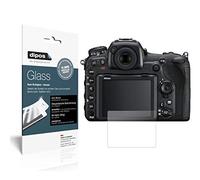dipos I 2x Screen Protector matte compatible with Nikon D500 Flexible Glass 9H Display Protection