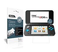 dipos I 2x Screen Protector matte compatible with Nintendo 2DS XL Flexible Glass 9H Display Protection