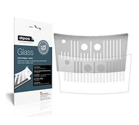 dipos I 2x Screen Protector matte compatible with NIVONA NICR 530 Drip tray Flexible Glass 9H Display Protection