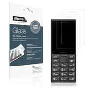 dipos I 2x Screen Protector matte compatible with Nokia 105 4G 2024 Flexible Glass 9H Display Protection
