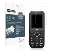 dipos I 2x Screen Protector matte compatible with OK. OMP 11 Flexible Glass 9H Display Protection
