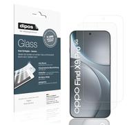 dipos I 2x Screen Protector matte compatible with Oppo Find X9 Pro Flexible Glass 9H Display Protection