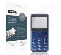 dipos I 2x Screen Protector matte compatible with Panasonic KX-TU155 Flexible Glass 9H Display Protection