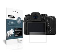 dipos I 2x Screen Protector matte compatible with Panasonic Lumix DC-FZ1000 II Flexible Glass 9H Display Protection