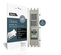 dipos I 2x Screen Protector matte compatible with Rimova Electronic Tag Flexible Glass 9H Display Protection