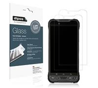 dipos I 2x Screen Protector matte compatible with Rugged UT12P Flexible Glass 9H Display Protection