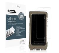 dipos I 2x Screen Protector matte compatible with Samsung Galaxy Xcover 6 Pro Tactical Edition Flexible Glass 9H Display Protection