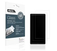 dipos I 2x Screen Protector matte compatible with Shelly Wall Display X2 Flexible Glass 9H Display Protection