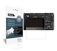 dipos I 2x Screen Protector matte compatible with Sony Alpha 6100 Flexible Glass 9H Display Protection
