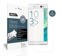dipos I 2x Screen Protector matte compatible with Sony Xperia XA Ultra Flexible Glass 9H Display Protection