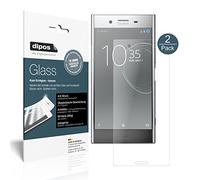 dipos I 2x Screen Protector matte compatible with Sony Xperia XZ Premium Flexible Glass 9H Display Protection