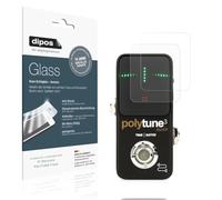 dipos I 2x Screen Protector matte compatible with TC Electronic POLYTUNE 3 Noir Flexible Glass 9H Display Protection