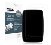 dipos I 2x Screen Protector matte compatible with TomTom Go Expert Plus 7 Flexible Glass 9H Display Protection