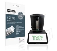 dipos I 2x Screen Protector matte compatible with Vorwerk Thermomix TM7 Flexible Glass 9H Display Protection