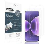 dipos I 2x Screen Protector matte compatible with Xiaomi 17 Ultra Flexible Glass 9H Display Protection