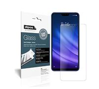 dipos I 2x Screen Protector matte compatible with Xiaomi Mi 8 Lite Flexible Glass 9H Display Protection