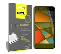 dipos I 3x Screen Protector compatible with Intex Indie 6 - Covers Screen 100% - Protective Film