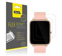dipos I 3x Screen Protector compatible with Kalinco CS201C Smartwatch I 3D Full Cover Protective Film