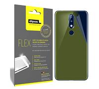 dipos I 3x Screen Protector compatible with Nokia 5.1 Plus back - Covers Screen 100% - Protective Film