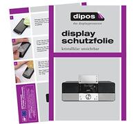 dipos I 3x Screen Protector compatible with TechniSat Digitradio 360 CD IR Protection Films clear