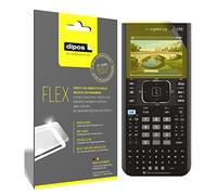 dipos I 3x Screen Protector compatible with Texas Instruments TI Nspire CX CAS Taschenrechner - Covers Screen 100% - Protective Film